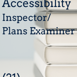 ICC Accessibility Inspector/Plans Examiner - Exam Prep